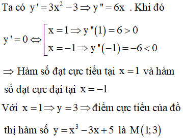 Điểm Cực Tiểu của Đồ Thị Hàm Số: Khái Niệm, Cách Tìm và Ứng Dụng