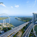 Bản đồ vị trí địa lý chiến lược của Singapore trong khu vực Đông Nam Á, thể hiện các tuyến đường hàng hải quan trọng.