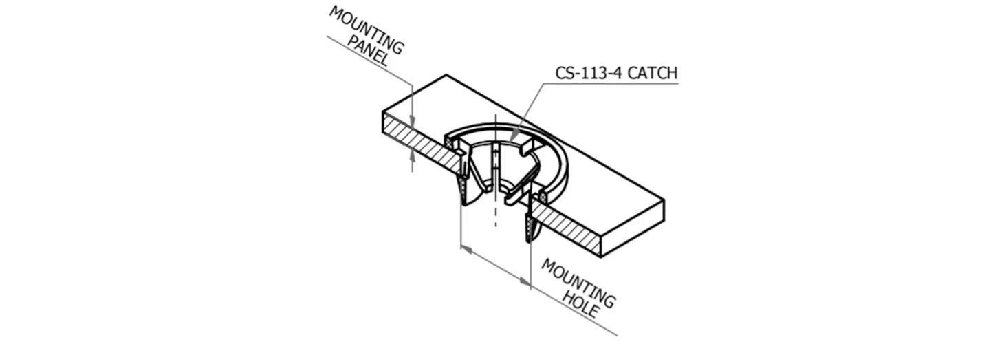 Chốt bảng điều khiển, giữ các tấm và cửa an toàn trong nhiều ứng dụng khác nhau