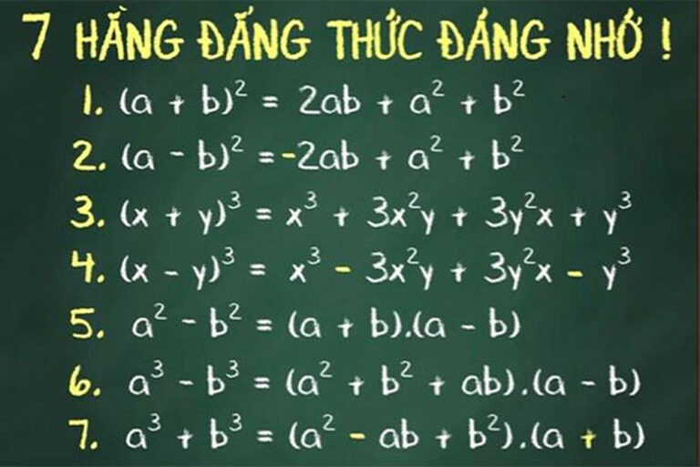 Công thức khai triển hằng đẳng thức bậc 3 tổng quát
