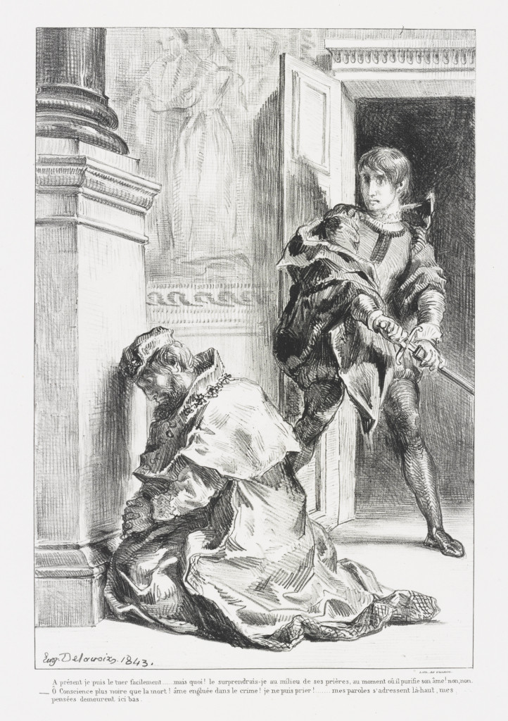 Hamlet suy ngẫm về sự sống và cái chết: Hamlet, tranh sơn dầu trên vải của Michele Rapisardi