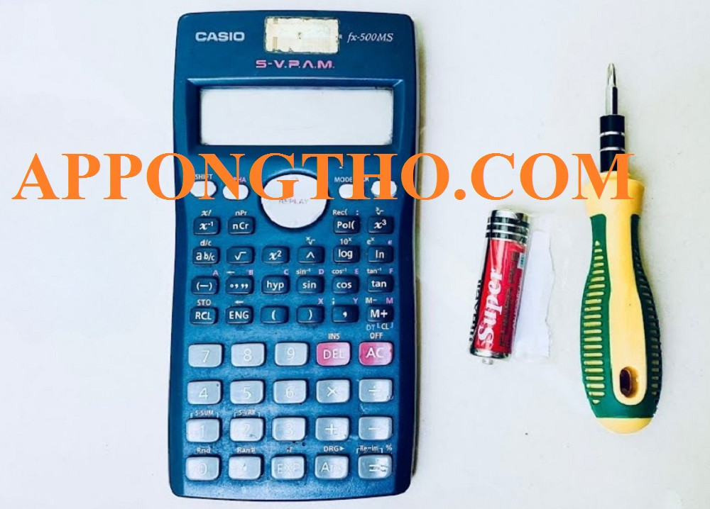 Hình ảnh máy tính Casio FX-580VN X với màn hình hiển thị rõ nét