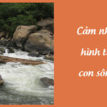Hình ảnh minh họa người lái đò sông Đà dũng cảm vượt thác dữ