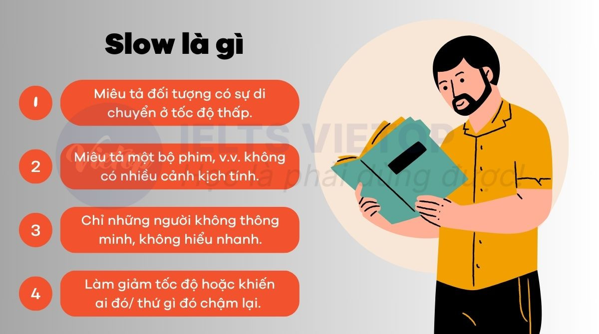 Hình ảnh minh họa "Slow" là gì, một con rùa đang bò chậm rãi, thể hiện sự chậm chạp