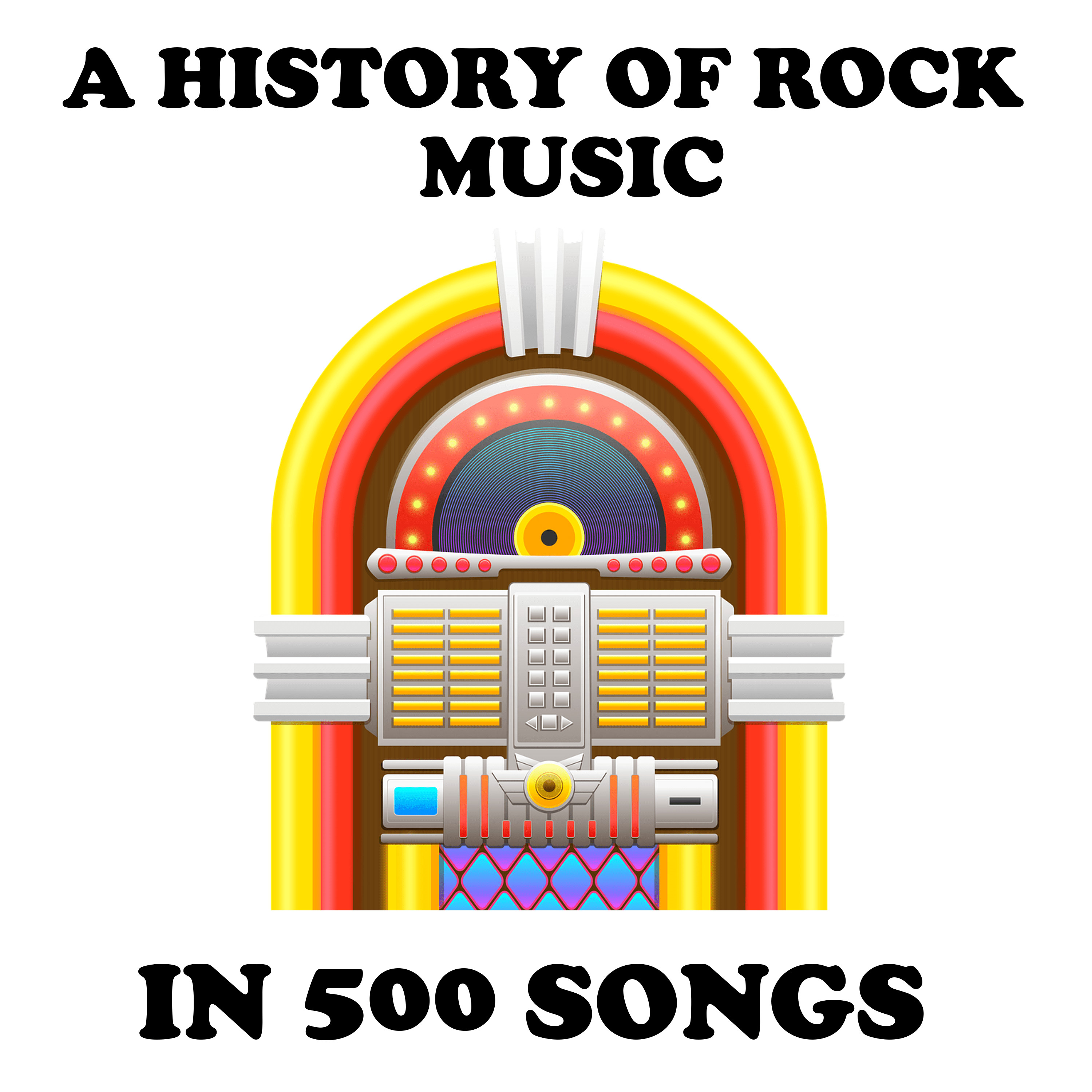 Logo jukebox tượng trưng cho lịch sử âm nhạc rock