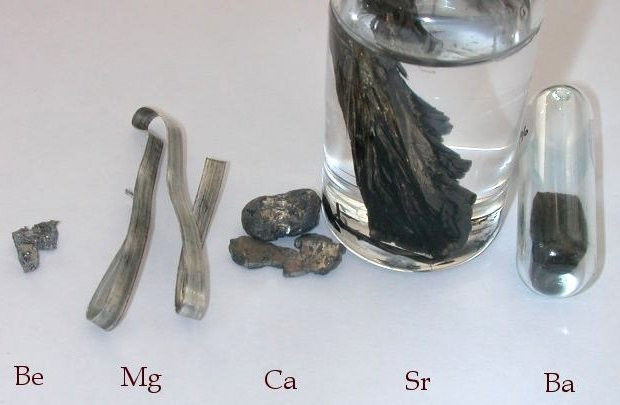 Màu sắc các kim loại kiềm thổ