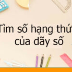 Minh họa công thức tính số số hạng của dãy số