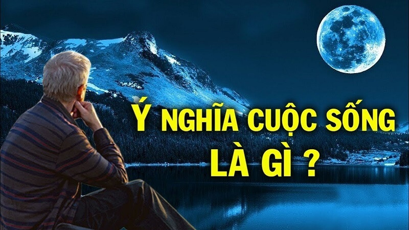 Nhà triết học suy tư về ý nghĩa cuộc sống.