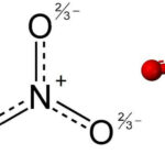 Phân tử NO3 với cấu trúc tam giác phẳng, thể hiện liên kết giữa nitơ và oxy