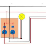 Sơ đồ mạch điện cơ bản với công tắc, ổ cắm và nguồn điện