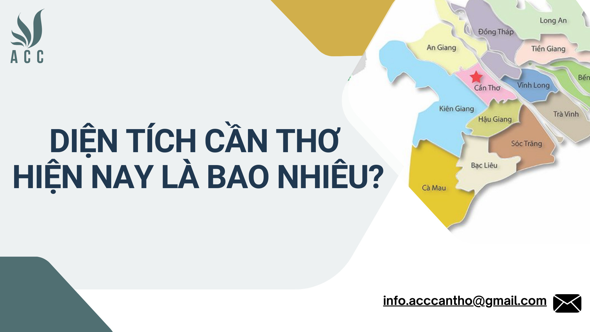 Tổng quan về vị trí địa lý và diện tích Cần Thơ trong khu vực Đồng bằng sông Cửu Long