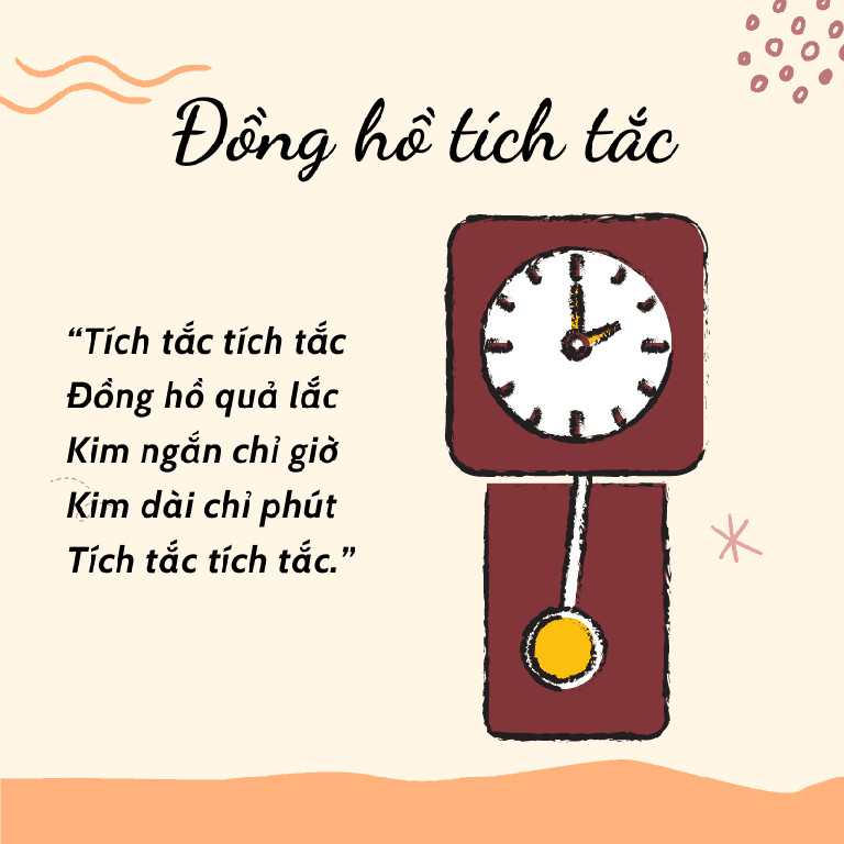 Trò chơi đồng hồ giúp bé phát triển ngôn ngữ và nhận biết thời gian