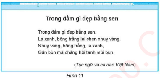 Ví dụ về căn lề trong văn bản, minh họa các kiểu căn trái, phải, giữa và đều hai bên