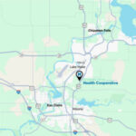 Vị trí lý tưởng cho bệnh viện mới tại Lake Hallie, Wisconsin, hứa hẹn khả năng tiếp cận dễ dàng cho bệnh nhân và dịch vụ cấp cứu trong khu vực Chippewa Valley